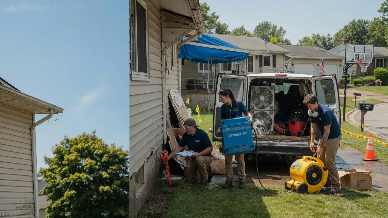 Ceiling Leak Cleanup in New Richmond, OH near me